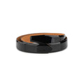 Black Patent Leather Belt For Buckle — Replacement 1-3/8 Inch