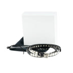 Silver Pyramid Studded Belt With Gift Box