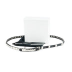 Silver Pyramid Studded Belt With Gift Box