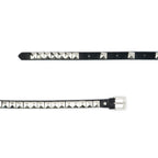 Silver Pyramid Studded Belt With Gift Box