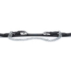 Womens Double Buckle Belt With Silver Chain